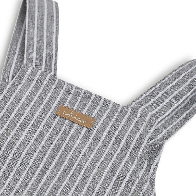 Boys Medium Grey T-shirt with Short Overalls image number 5